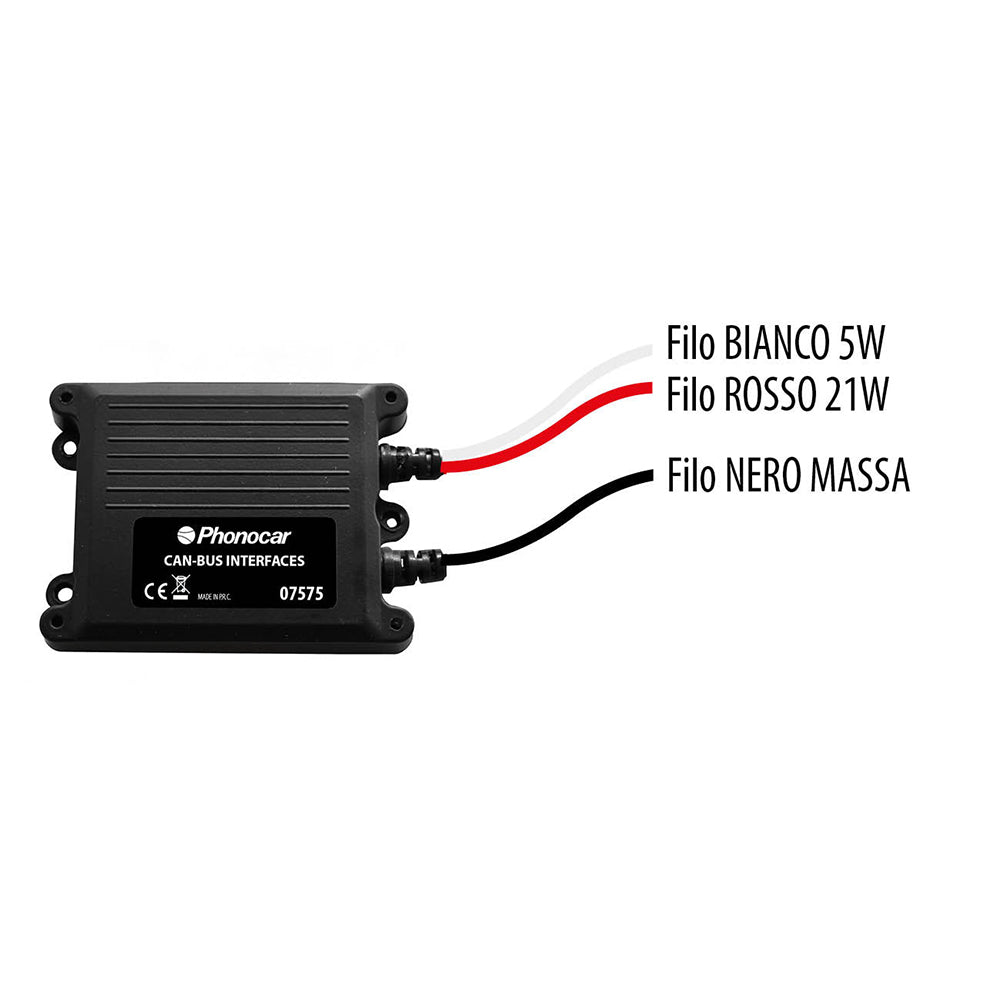 Phonocar 07575 universal ceramic CAN-BUS interfaces 12V 5/21W