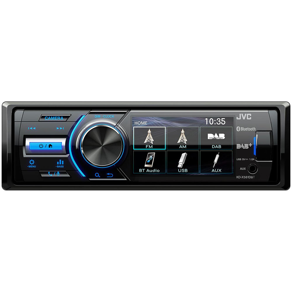 JVC KD-X561DBT – Autoradio Mechaless con Monitor 3.0" e DAB+