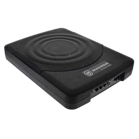 Macrom M-SW1000 - Caisson de basses amplifié de 10 pouces dans un boîtier scellé, 200 W